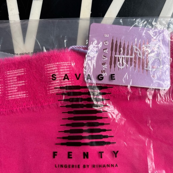 CLF Forever Savage Millennial Pink Cheeky Booty Short by Savage X Fenty - Picture 8 of 11